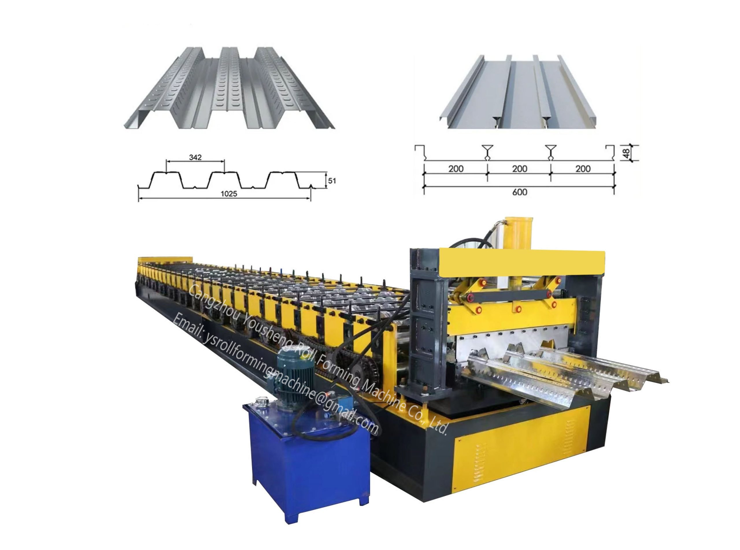 Floor Deck Roll Forming Machine