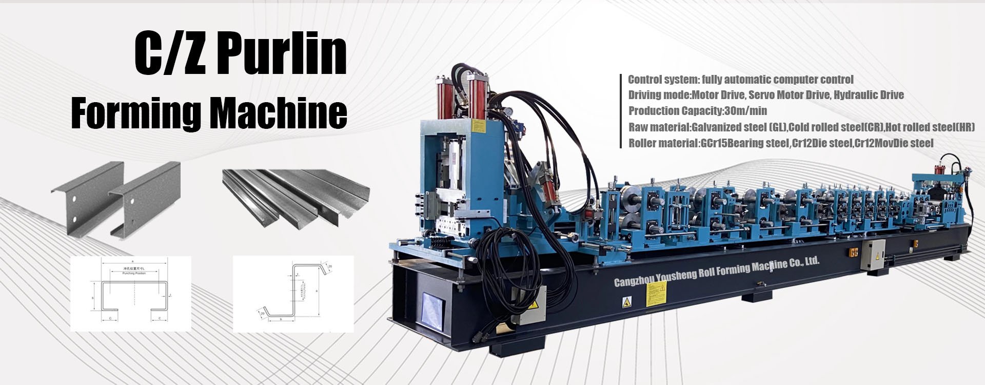 CZ Purlin Forming Machine